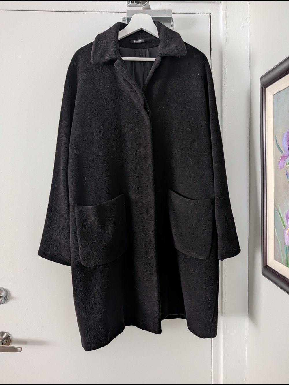 Cinzia Rocca Women's Wool Coat - Classic Oversized Design